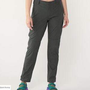 Rei women’s black hiking pants traditional quick dry pockets size 12 petite